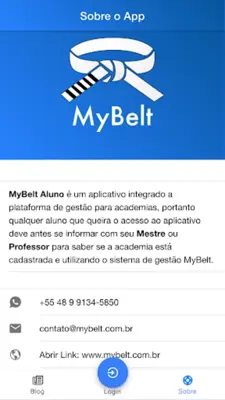 MyBelt - Aluno - Graduação BJJ android App screenshot 0